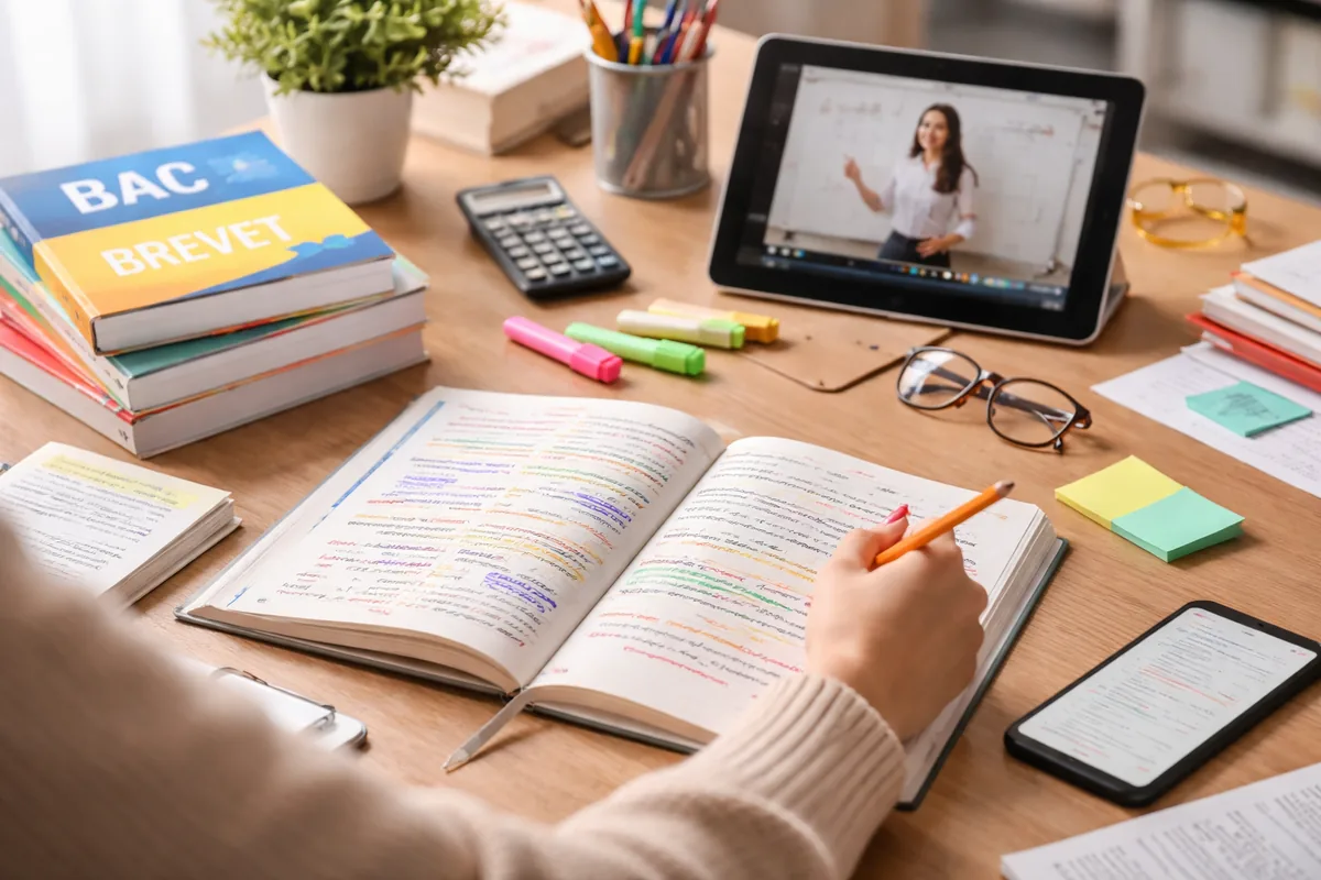 Comment utiliser des ressources éducatives pour réussir les révisions du Bac et du Brevet